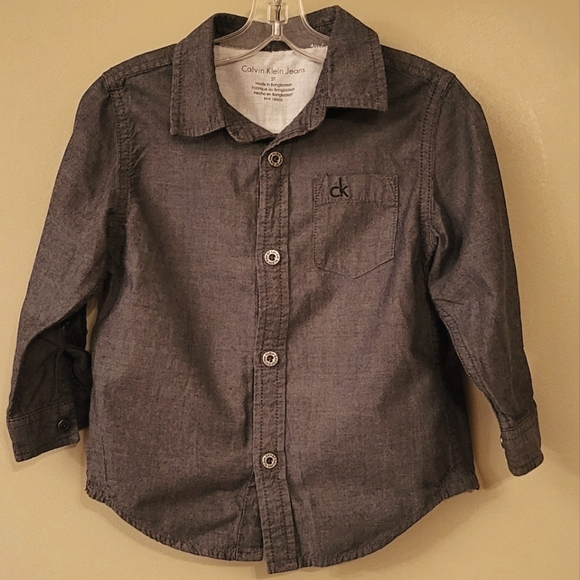 Calvin Klein Jeans cotton button down shirt - Picture 1 of 5
